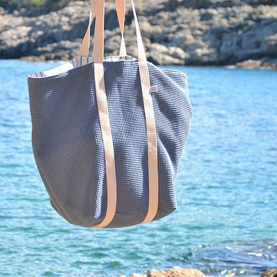 Bolsa playa XL con inicial