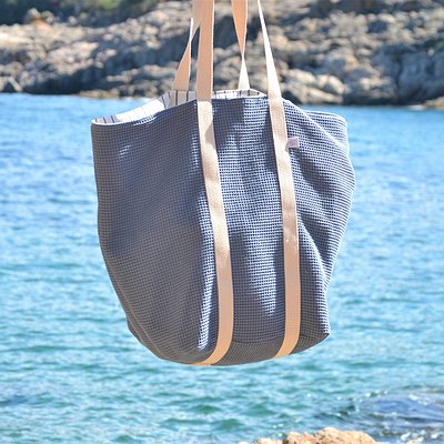 Bolsa playa XL con inicial