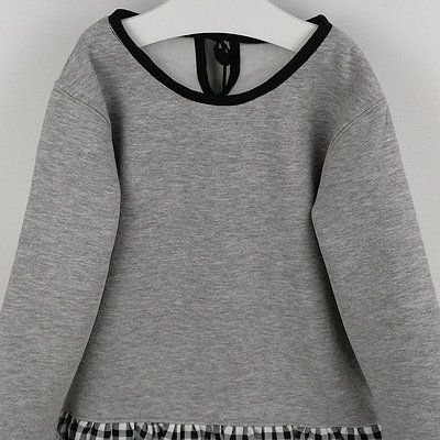 Sudadera niña espalda lazo