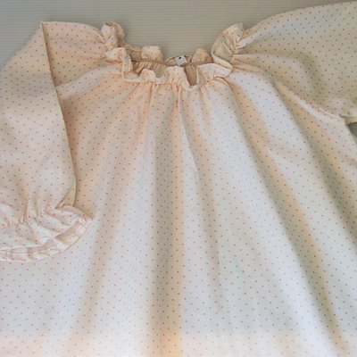 Vestido cuello fruncido niña, Carlota