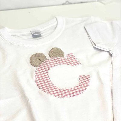 Camiseta Bebé y Niño manga corta modelo Alicia