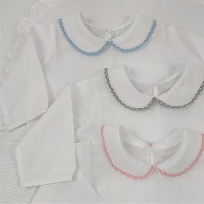 Camisita primera puesta batista mini puntilla