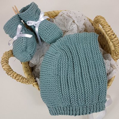 Capota hecha a mano en punto de algodón