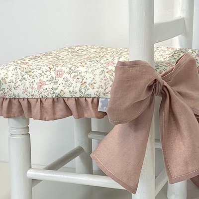 Cojín funda silla ikea KRITTER y otros modelos con volantes