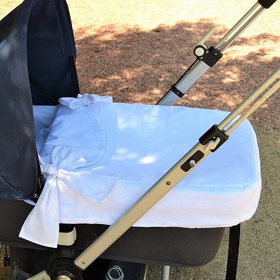 Colcha para capazo con cordoncillo