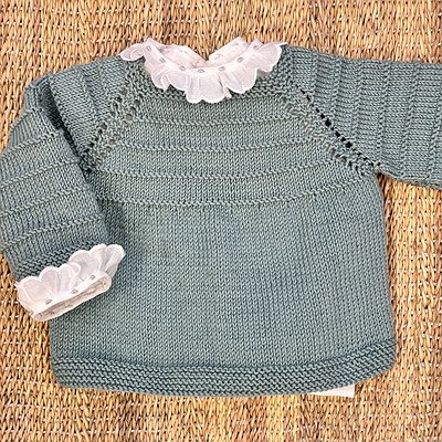 Jersey hecho a mano en punto de algodón