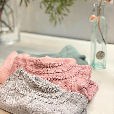 Jersey hecho a mano en punto de algodón