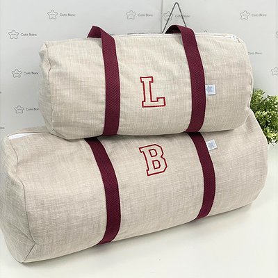 Macuto weekend con inicial bordada