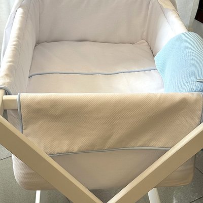 Moisés de tijera o mini cuna con cordoncillo