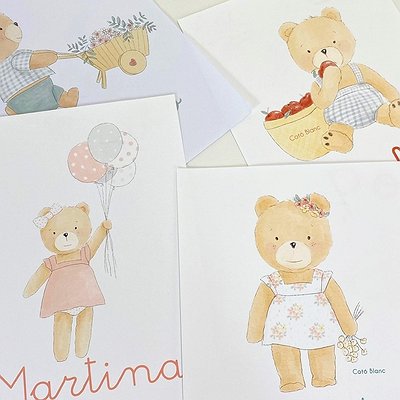Lámina infantil Exclusiva Cotó Blanc