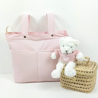 Bolsa panera para cochecito en tela