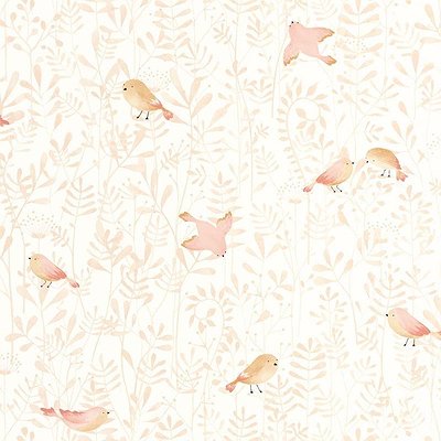 Papel pintado para habitaciones "Pájaros volando"