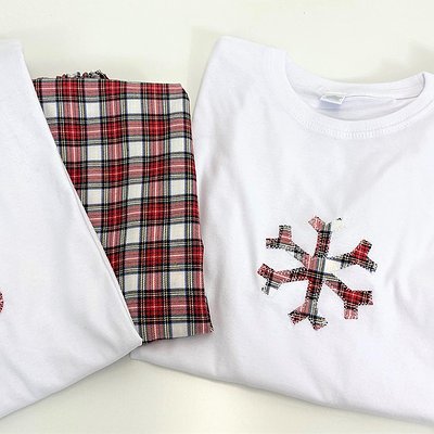 Pijama niño con camiseta para Navidad