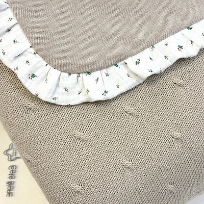 Saco acolchado para capazo modelo Daniela con lana exterior