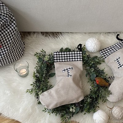 Saco de Navidad o Reyes Magos personalizado con nombre bordado