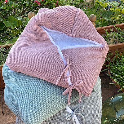 Saco para cuco de punto modelo Blanca